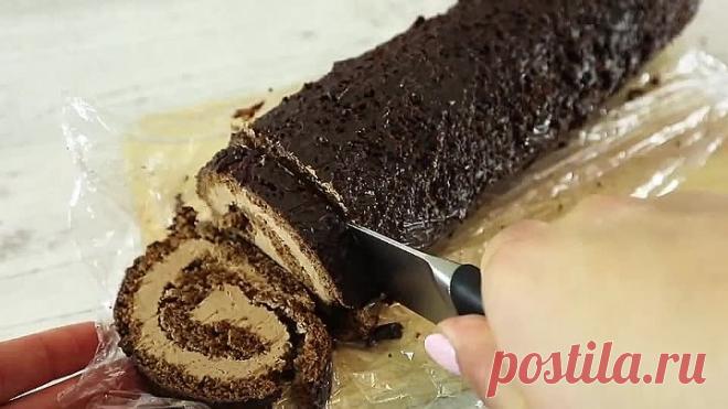 Шоколадный рулет 
