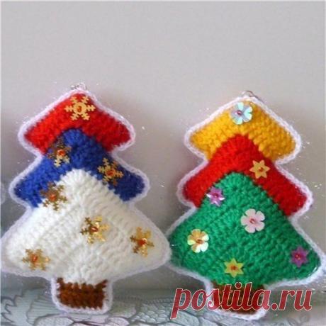 Вяжем новогоднюю ёлочку