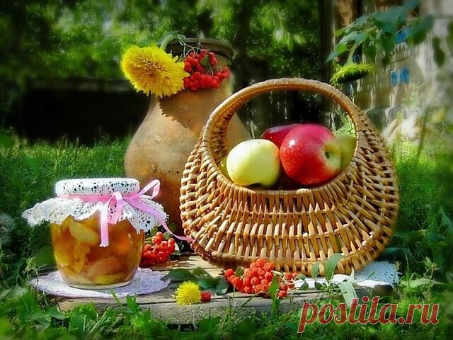 ღАвгуст пахнет яблоком и грушей, 
Мёдом, морем, ароматом роз… 
Мыслями, волнующими душу, 
Терпкостью того, что не сбылось.
Август пахнет позднею малиной, 
И вареньем всяческих сортов, 
И восторгом нот арбузно-дынных,
Завершеньем летних отпусков.
Август пахнет волшебством рассветов, 
Свежестью танцующих дождей, 
Как ни грустно, пахнет концом лета,
Рыжей грустью скошенных полей. 
Пахнет, как бы ни было, надеждой, 
Солнечными красками любви,
Ароматом «Нежность», как и прежде, ...