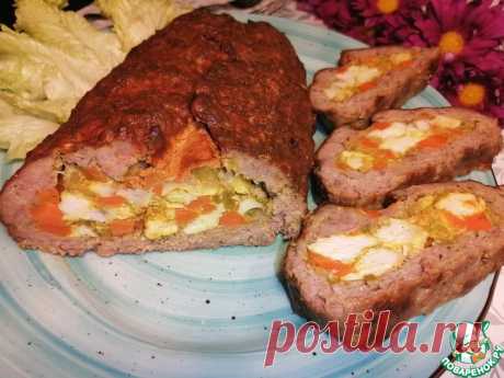 Рулет из мясного фарша Кулинарный рецепт