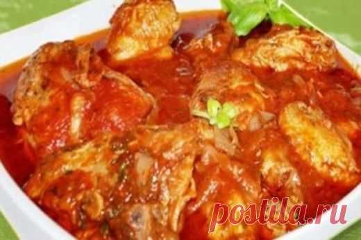 Чахохбили из курицы в духовке