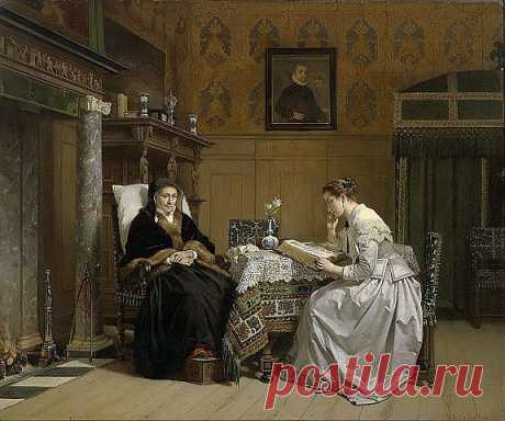 Scholten, Hendrik Jacobus –– Zondagmorgen, 1865-1868
