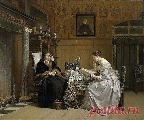 Scholten, Hendrik Jacobus –– Zondagmorgen, 1865-1868