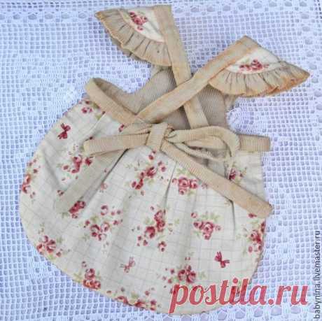 Шьем аккуратный фартучек для куклы