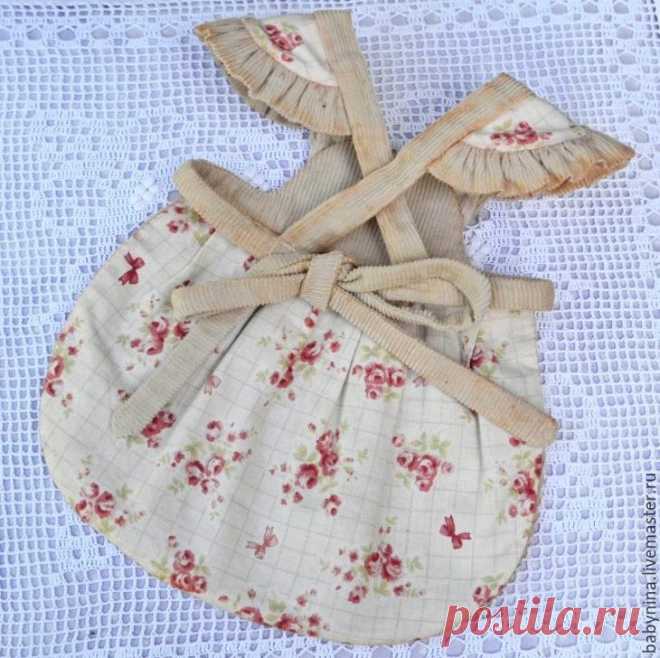 Шьем аккуратный фартучек для куклы