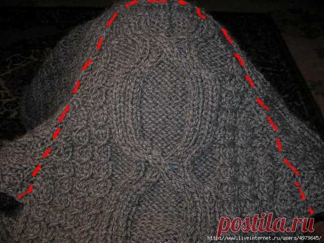 ВЯЗАНИЕ РУКАВА СВЕРХУ ОТ ПЛЕЧА - МАСТЕР КЛАСС ОТ lar4ik71.