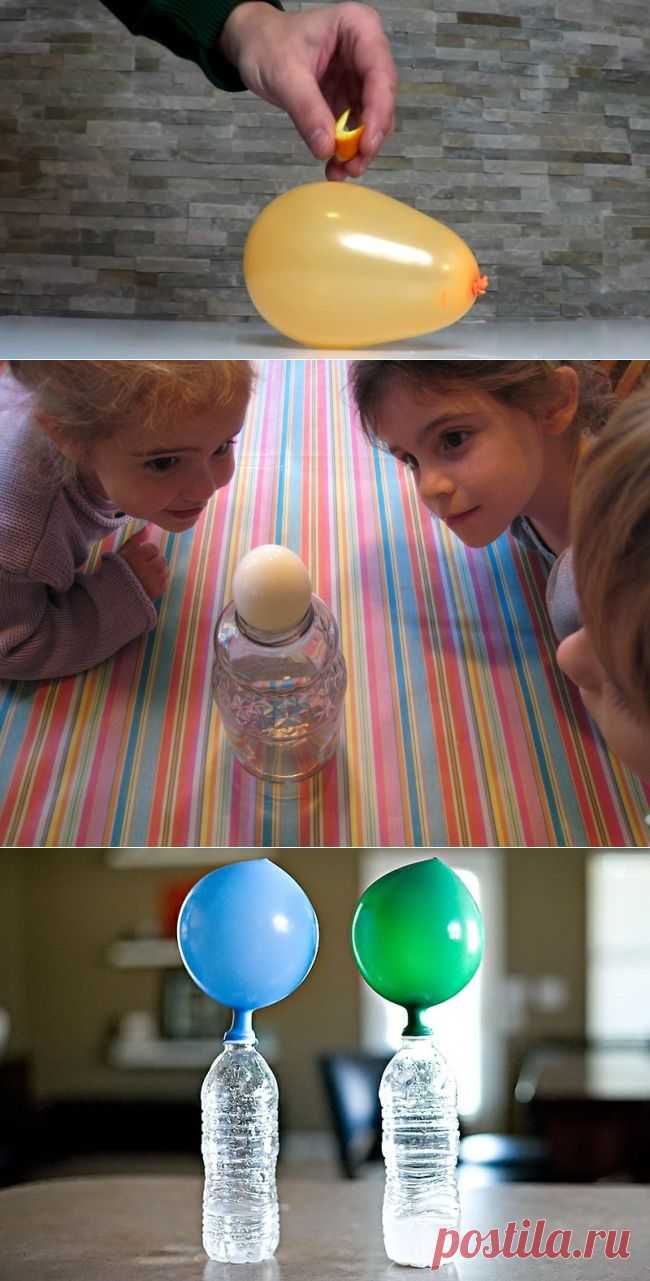 6 простых научных опытов для детской вечеринки