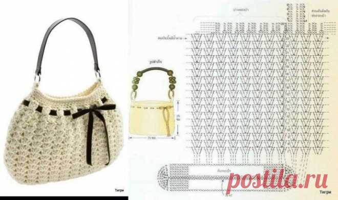 ​Самые разные сумки крючком