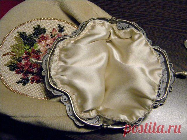 КАК ВШИВАТЬ СУМКУ В ФЕРМУАР