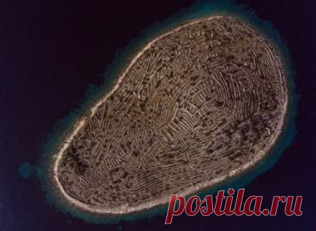 Удивительный остров в виде отпечатка пальца