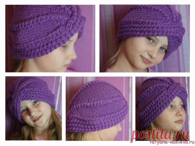 Эту шапку я связала сама с небольшими изменениями в начале работы.
