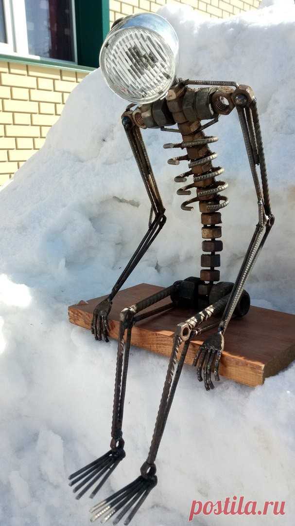 Сделал фонарь для сада, оцените, товарищи)