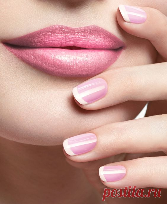 Two tone lips and tips? How Pastelicious!