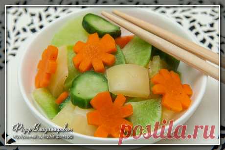 Быстрые маринованные овощи | Домашние рецепты