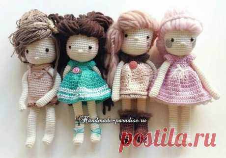 Платьице крючком для куколки амигуруми - Handmade-Paradise