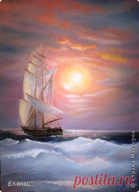 Морской пейзаж. Масло | Страна Мастеров