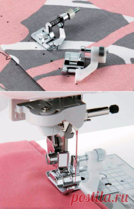 Подшивка низа потайной строчкой на швейной машинке