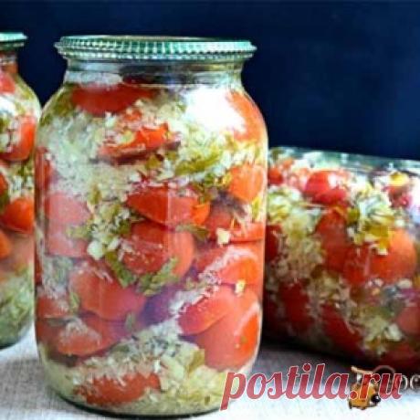 Маринованные помидоры с хреном