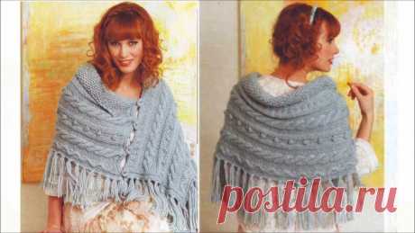 пончо для полных женщин спицами со схемами: 11 тыс изображений найдено в Яндекс.Картинках