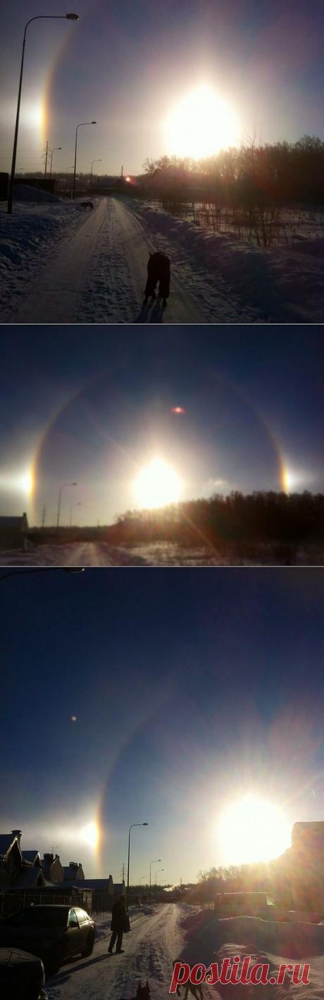 Зимняя радуга в январе и еще что-то... | ЛЮБИМЫЕ ФОТО