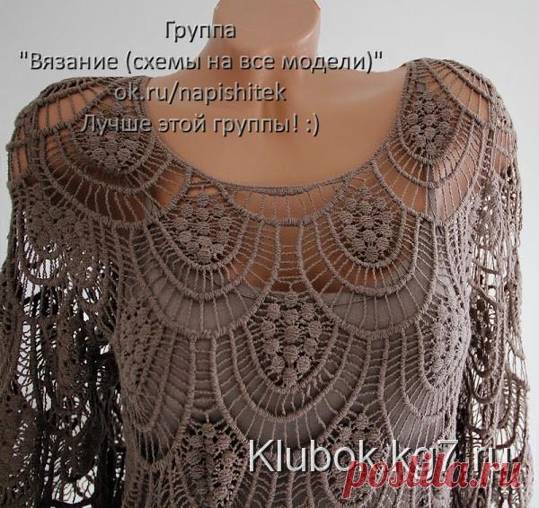 Восхитительная туника , Схема от Юлии Поповой | Клубок