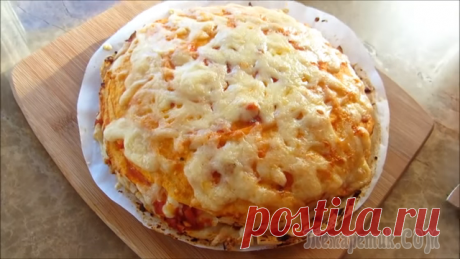 Блинный пирог с сыром! Невероятно вкусно!