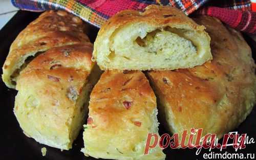Хлеб из кабачка с сыром и зеленью | Кулинарные рецепты от «Едим дома!»