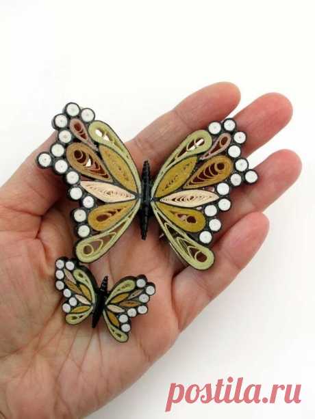 encantadoras. Butterflies & Caterpillars Tarje. в Яндекс.Коллекциях