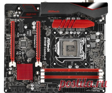 GECID.com: ASRock B150M Combo-G – материнская плата с поддержкой двух типов памяти