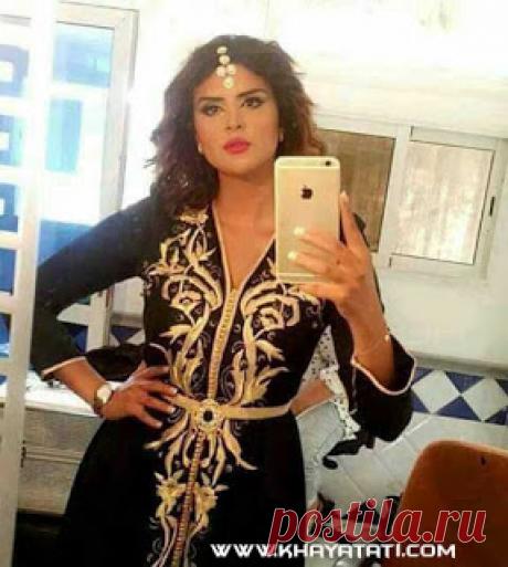 مجموعة قفاطين الفنانات مع الرشمة الخاصة بكل تطبيق (الطرز الرباطي) - خياطتي