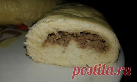 Італійські голубці: Кнедлики з м'ясом в пароварці