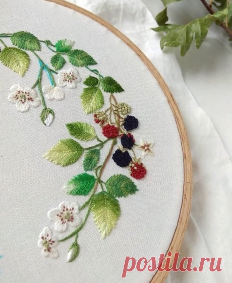 Волшебство вышивки гладью! Вдохновляемся идеями со всего света. | DIY Hand-Made | Яндекс Дзен