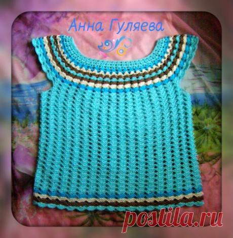 Готовимся к лету)) Туника "Лазурная" для дочи!