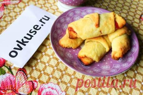 Вкусные рогалики с малиновым вареньем - рецепт с фото / Простые рецепты