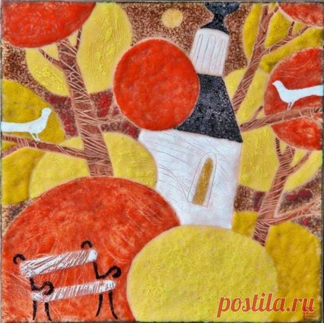 ЭМАЛИ - Сахарова Елена эмаль керамика украшения