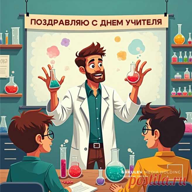 Открытки на День учителя — 2024: красивые поздравления в картинках - 3 октября 2024 - Е1.ру