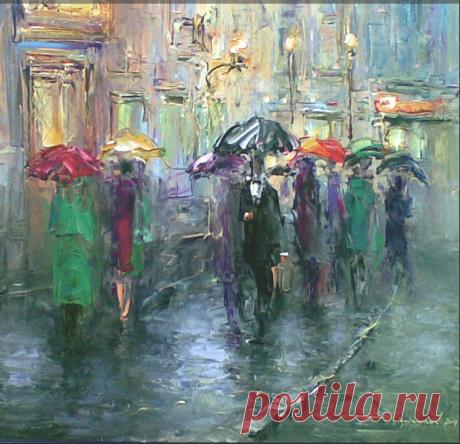 Элегантный дождь. Художник и поэт Олег Токарев