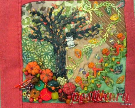 brodibidouillages et compagnie | A Silk Ribbon Embroidery