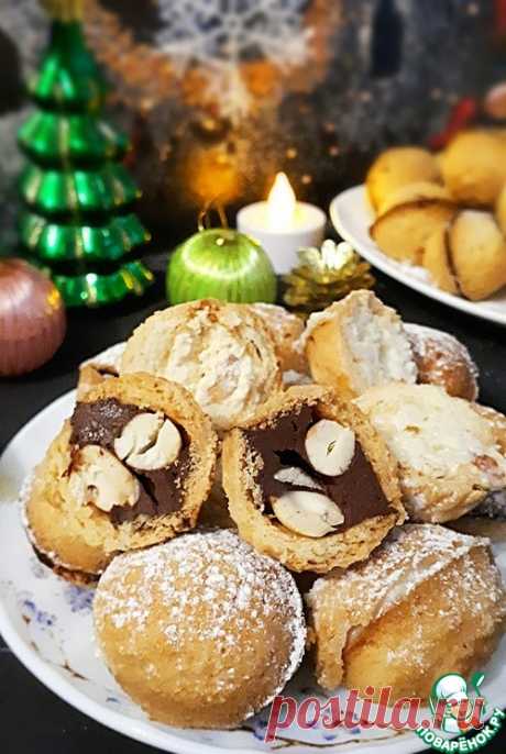 Печенье"Орешки с пожеланием" – кулинарный рецепт