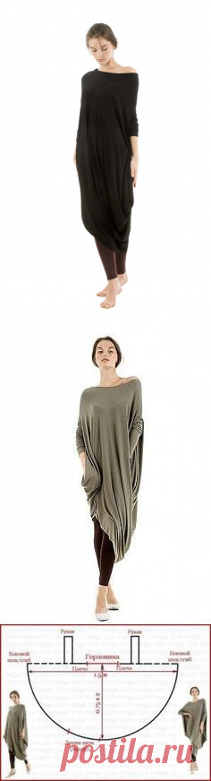 Хламида / Простые выкройки / ВТОРАЯ УЛИЦА