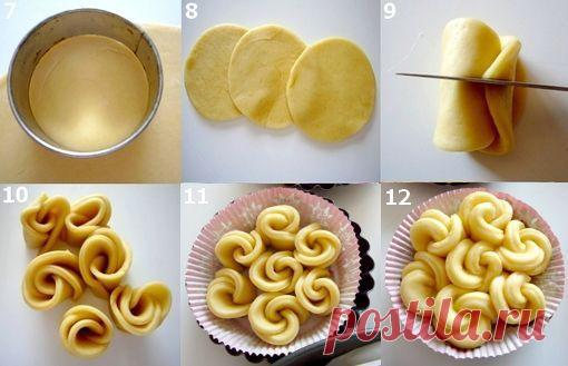 Воздушные кружевные булочки.