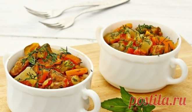 Рагу с куриным филе и баклажанами: вкусное диетическое блюдо