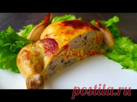 Сочная Курочка Пальчики Оближешь Фаршированная Блинами