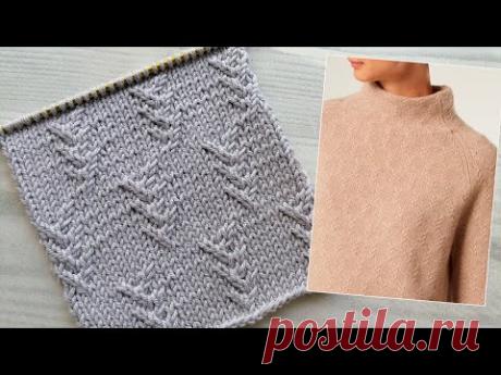 Узор для свитера известного бренда Max Mara. Вяжу не так, как все.