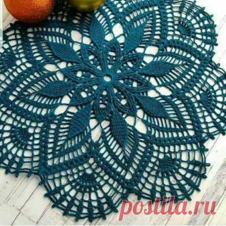 Салфетка крючком