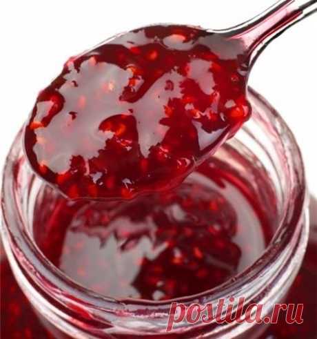 МАЛИНОВОЕ ВАРЕНЬЕ БЕЗ ВАРКИ