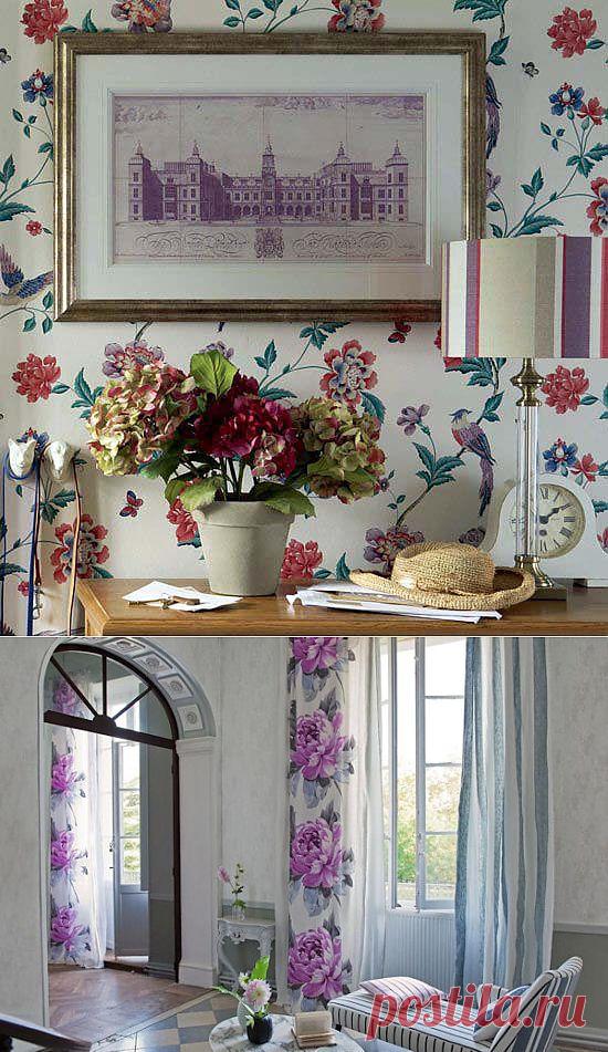 (+1) тема - Цветочные мотивы в интерьере | Интерьер и Дизайн