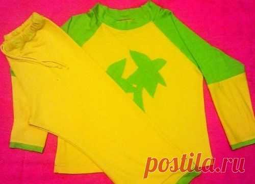 Выкройка детской пижамы