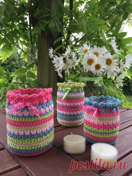 Crochet Club: Summer Nightlight Jars • LoveCrochet Blog