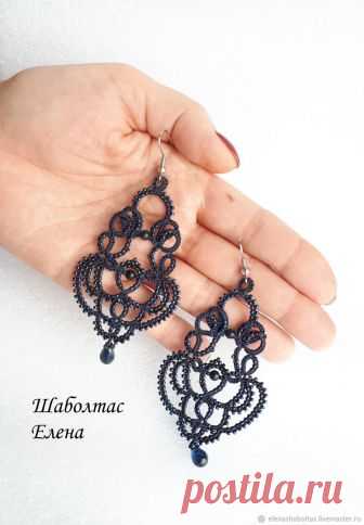 Evening earrings – shop online on Livemaster with shipping - ELJU5COM | Rostov-on-Don